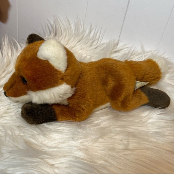 SOS Fox Plush Stuffed Animal Toy 12" Save Our Space Red Rare HTF Cute Wildlife - Picture 9 of 10